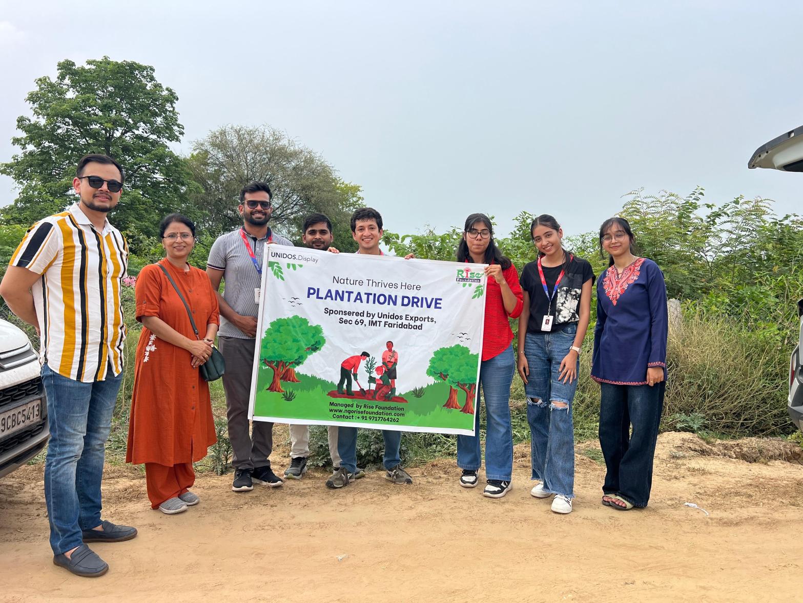 Unidos Exports Joins Hands with Rise Foundation for a Greener Faridabad