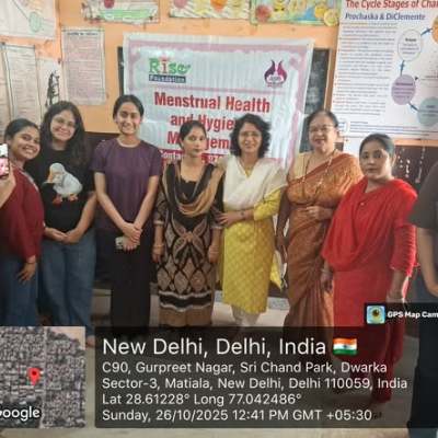 Menstrual Hygiene Workshop at JJ Cluster, Dwarka – Breaking Myths, Building&nbsp;Confidence