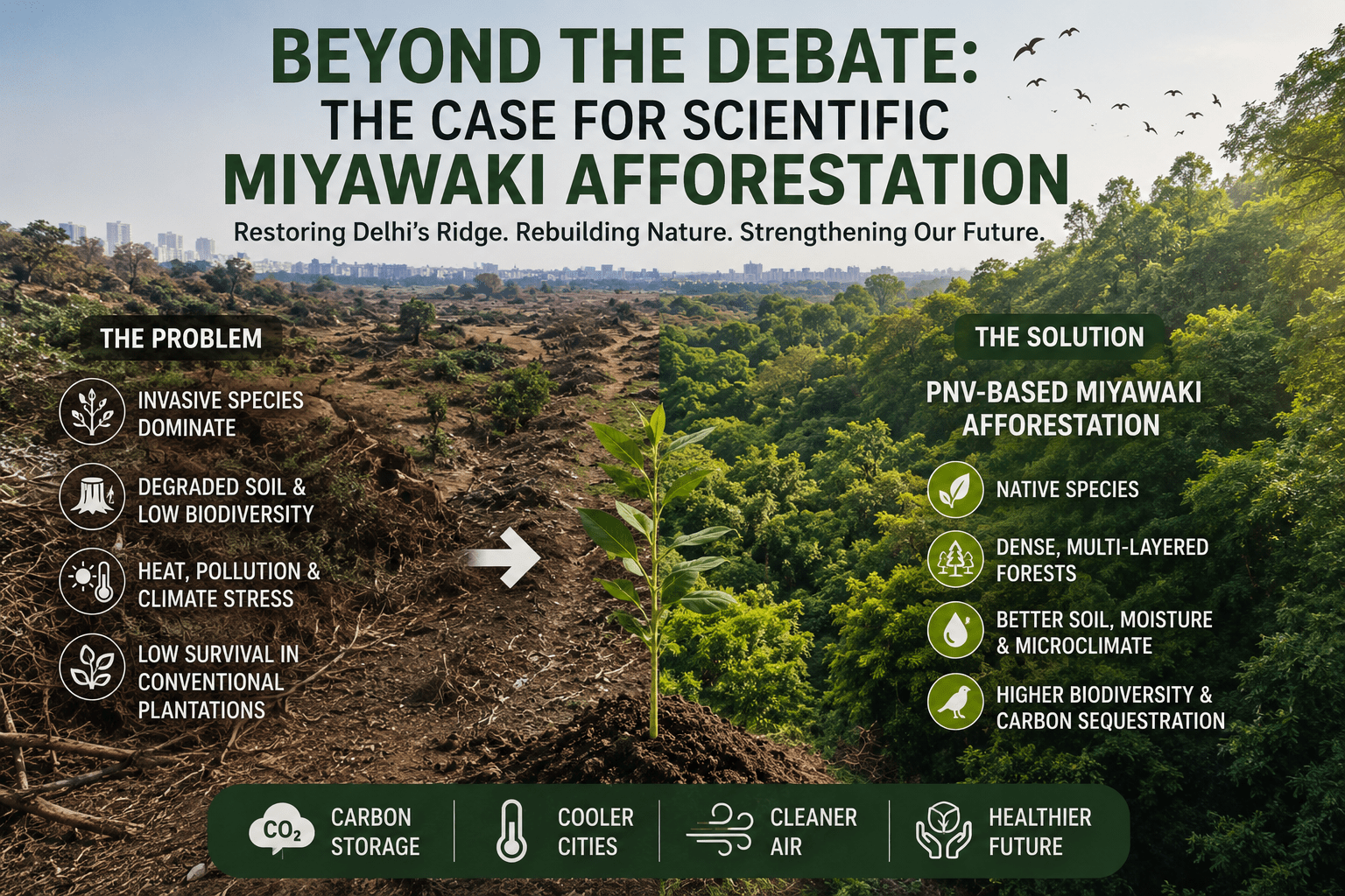 Delhi Needs Scientific Miyawaki Afforestation